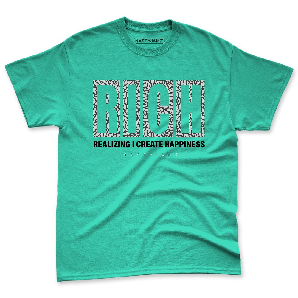Green-Glow-3s-NastyJamz-Premium-T-Shirt-Match-RICH-Realizing