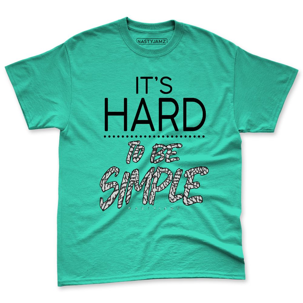 Green-Glow-3s-NastyJamz-Premium-T-Shirt-Match-Hard-To-Simple