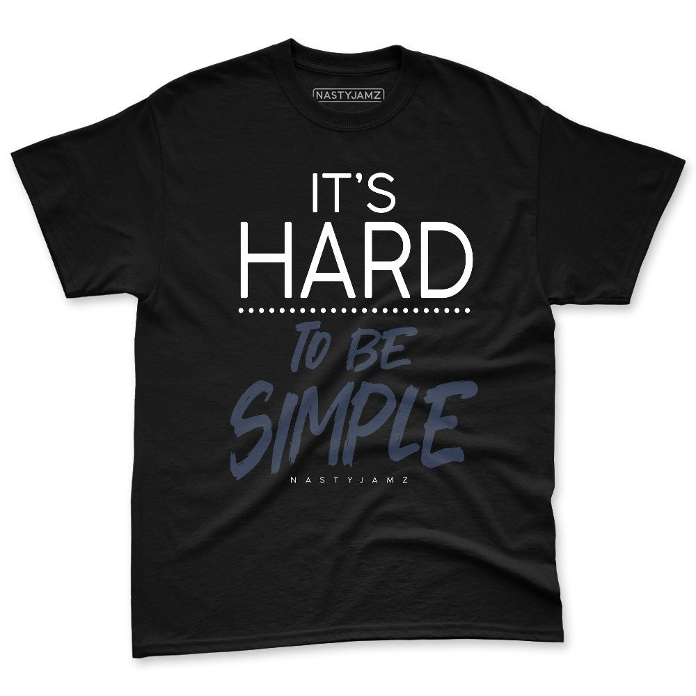 White-Navy-6s-NastyJamz-Premium-T-Shirt-Match-Hard-To-Simple