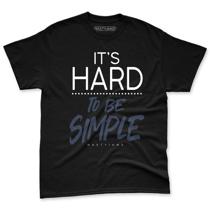 White-Navy-6s-NastyJamz-Premium-T-Shirt-Match-Hard-To-Simple