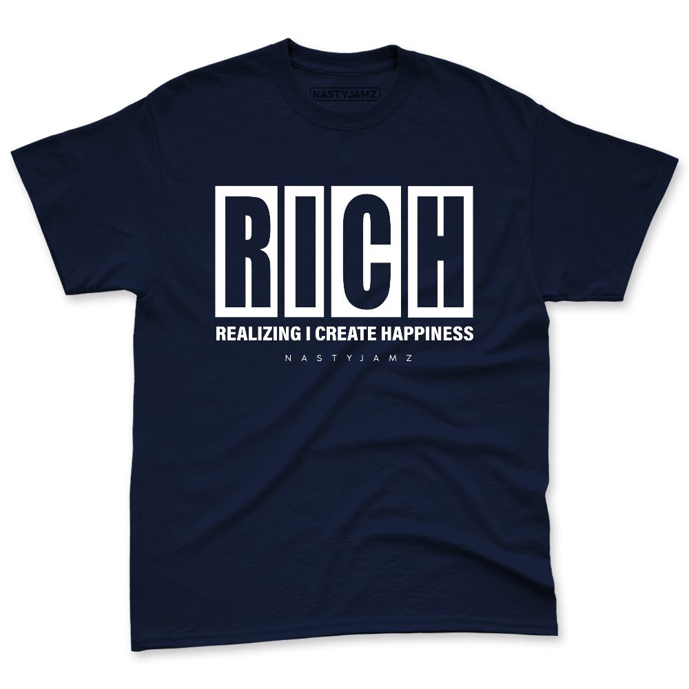 White-Navy-6s-NastyJamz-Premium-T-Shirt-Match-RICH-Realizing
