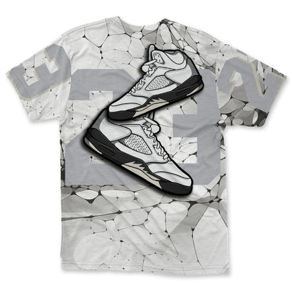 Reverse-Metallic-5s-NastyJamz-T-Shirt-Match-23-Sneaker-All-Over-Print