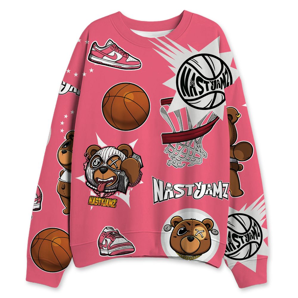 Dunk-Next-NatureAster-Pink-NastyJamz-Sweatshirt-Match-BER-Icon-Wallpapers-All-Over-Print