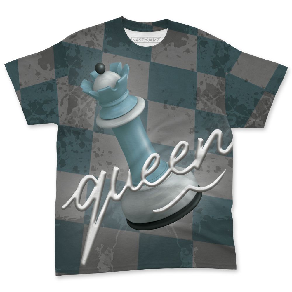 Legend-Blue-11s-NastyJamz-T-Shirt-Match-Black-Queen-All-Over-Print