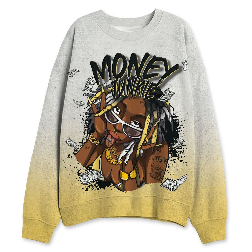 PT-Metallic-Gold-White-12s-NastyJamz-Sweatshirt-Match-Money-Junkie-All-Over-Print