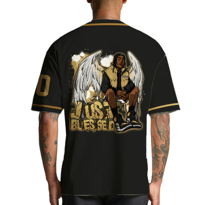 High-Golf-Gold-Toe-1s-NastyJamz-Jersey-Custom-Match-Just-Blessed
