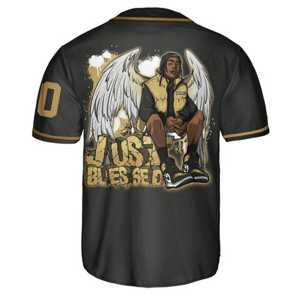High-Golf-Gold-Toe-1s-NastyJamz-Jersey-Custom-Match-Just-Blessed