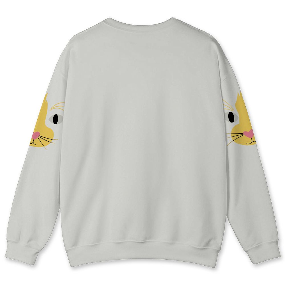 PT-Metallic-Gold-White-12s-NastyJamz-Sweatshirt-Match-Meow-All-Over-Print