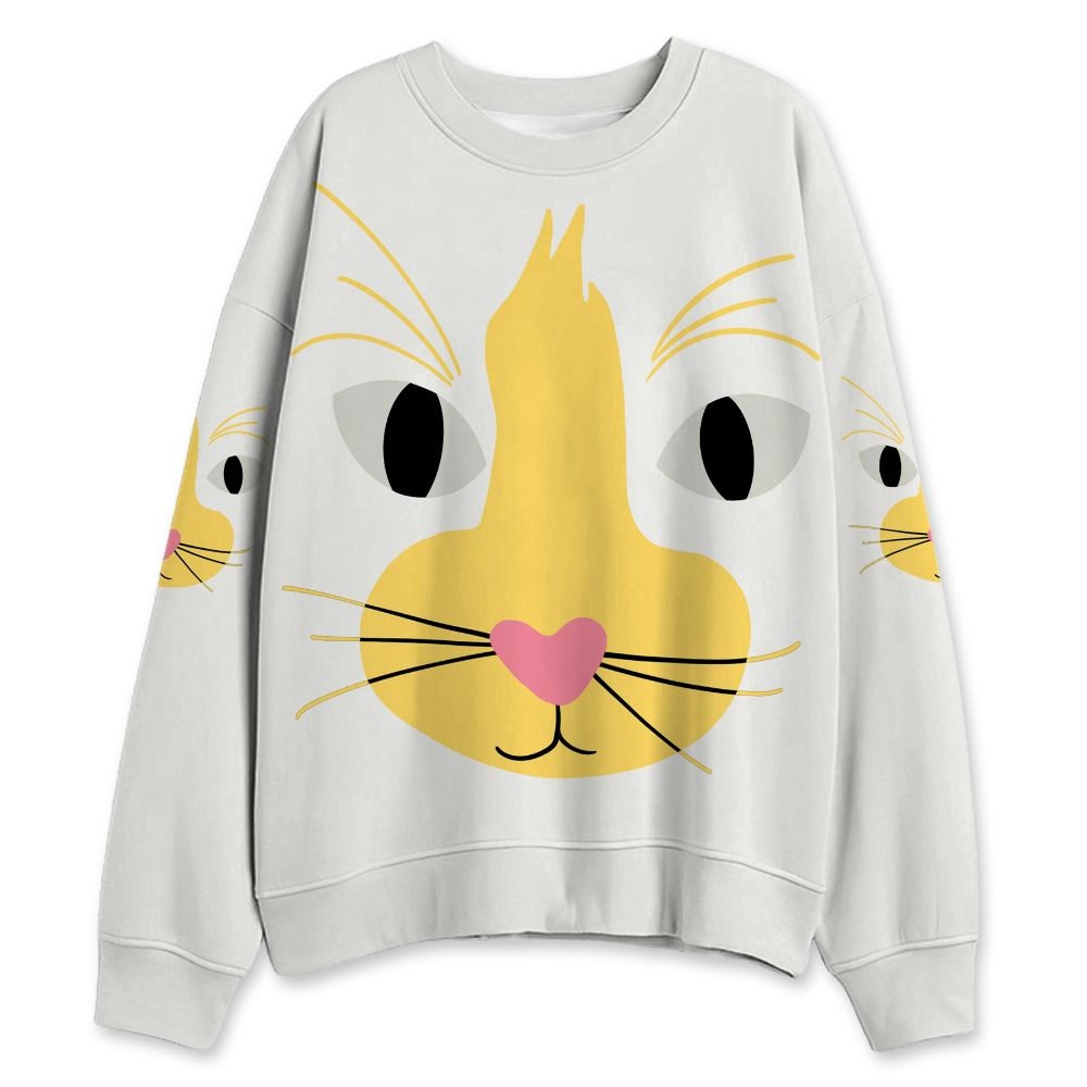 PT-Metallic-Gold-White-12s-NastyJamz-Sweatshirt-Match-Meow-All-Over-Print