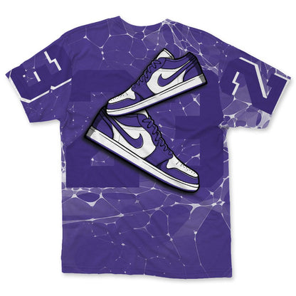 Psychic-Purple-1s-NastyJamz-T-Shirt-Match-23-Sneaker-All-Over-Print