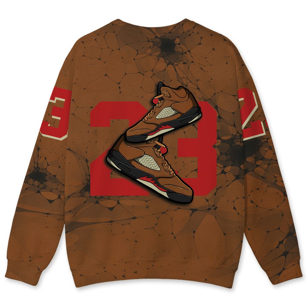 Archaeo-Brown-5s-NastyJamz-Sweatshirt-Match-23-Sneaker-All-Over-Print