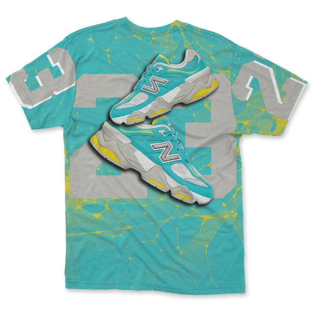 NBL-Cyan-Burst-9060-NastyJamz-T-Shirt-Match-23-Sneaker-All-Over-Print