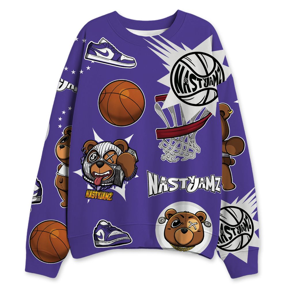 Psychic-Purple-1s-NastyJamz-Sweatshirt-Match-BER-Icon-Wallpapers-All-Over-Print