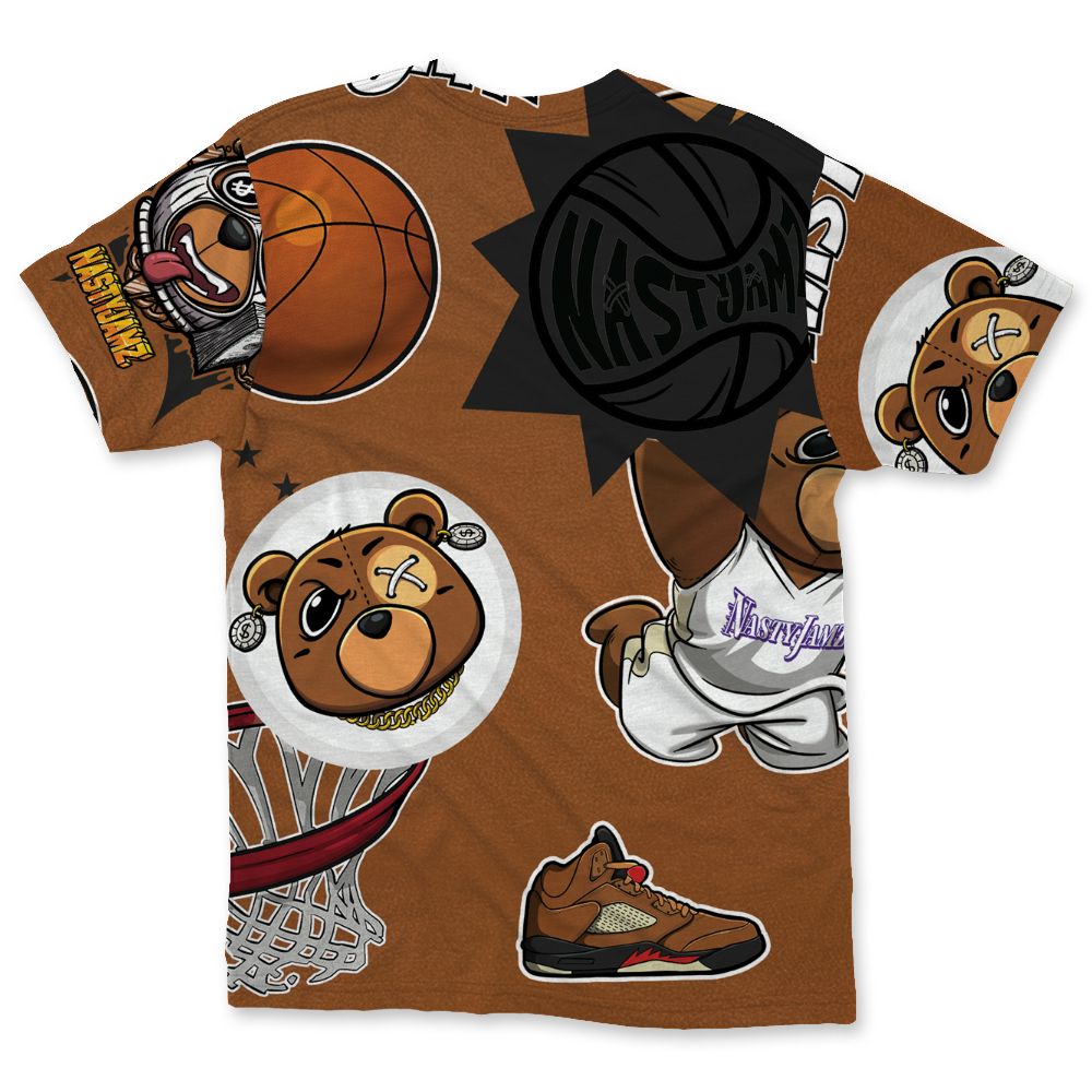 Archaeo-Brown-5s-NastyJamz-T-Shirt-Match-BER-Icon-Wallpapers-All-Over-Print