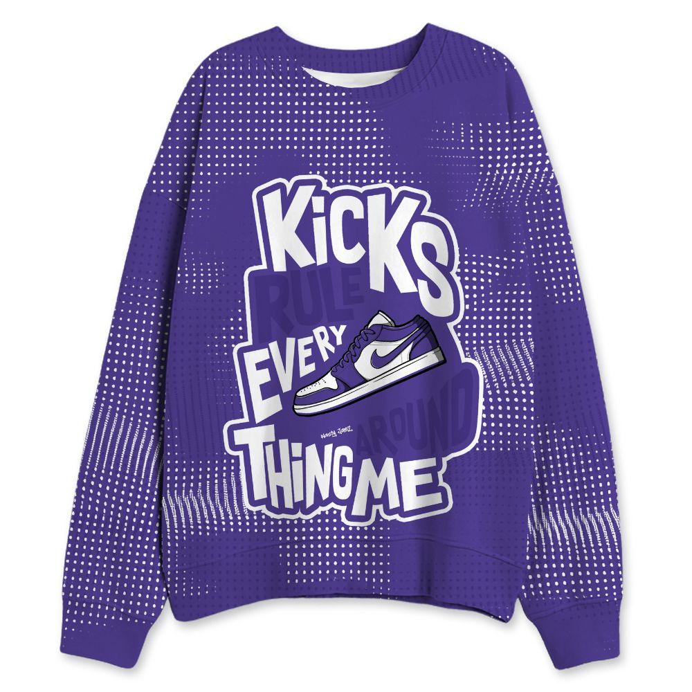 Psychic-Purple-1s-NastyJamz-Sweatshirt-Match-Kicks-Rule-All-Over-Print