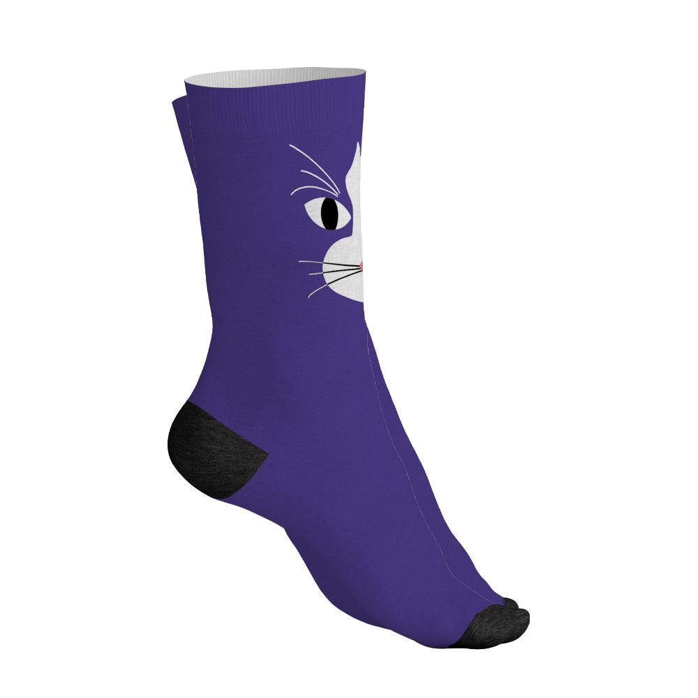 Psychic-Purple-1s-NastyJamz-Socks-Match-Meow-All-Over-Print