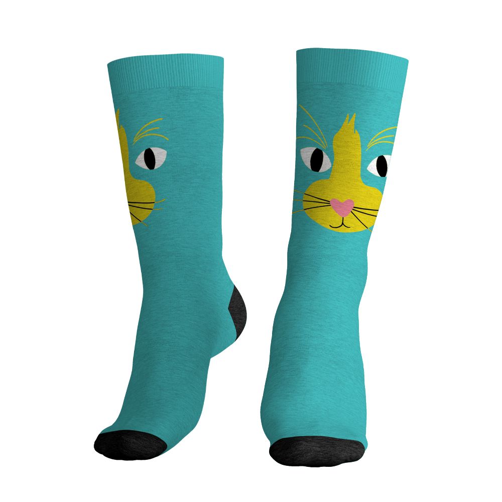 NBL-Cyan-Burst-9060-NastyJamz-Socks-Match-Meow-All-Over-Print