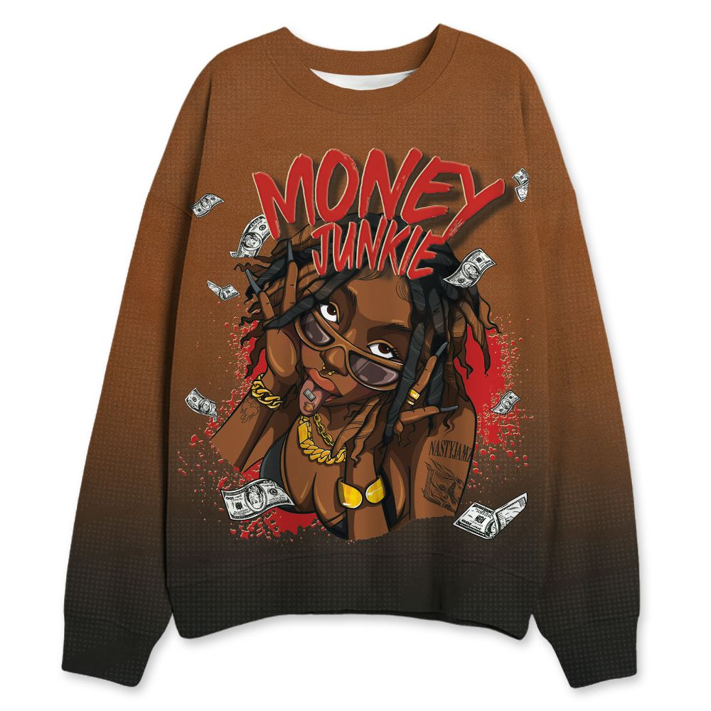 Archaeo-Brown-5s-NastyJamz-Sweatshirt-Match-Money-Junkie-All-Over-Print