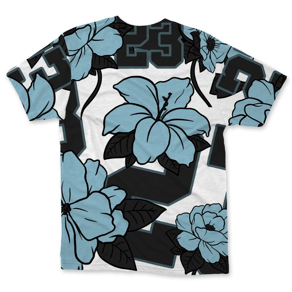 Legend-Blue-11s-NastyJamz-T-Shirt-Match-23-Floral-All-Over-Print-Flower