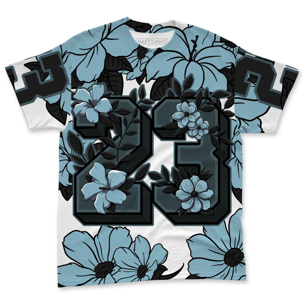 Legend-Blue-11s-NastyJamz-T-Shirt-Match-23-Floral-All-Over-Print-Flower