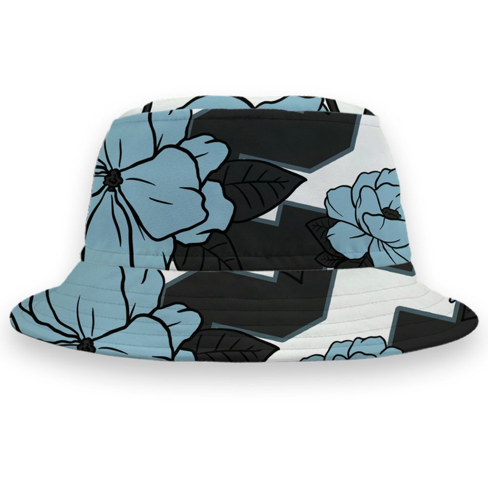Legend-Blue-11s-NastyJamz-Bucket-Hat-Match-23-Floral-3D-All-Over-Print-Flower