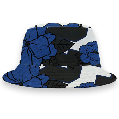 Blueberry-12s-NastyJamz-Bucket-Hat-Match-23-Floral-3D-All-Over-Print-Flower