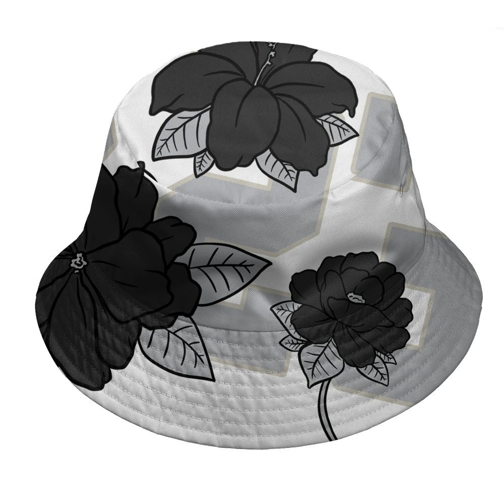 Reverse-Metallic-5s-NastyJamz-Bucket-Hat-Match-23-Floral-3D-All-Over-Print-Flower