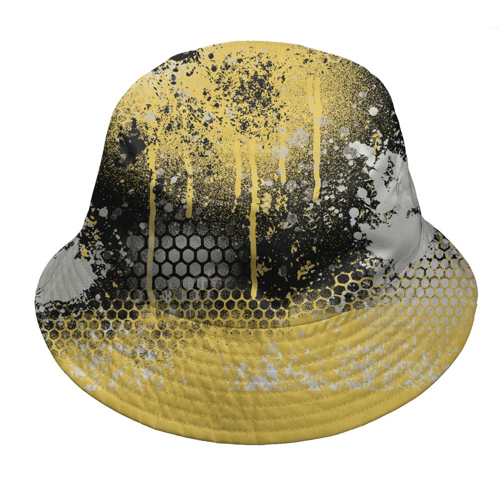 PT-Metallic-Gold-White-12s-NastyJamz-Bucket-Hat-Match-23-Painted-Graffiti