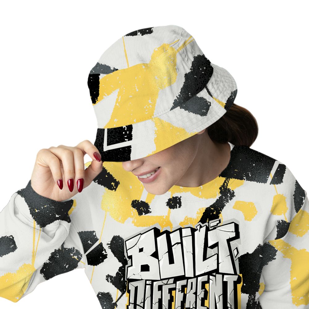 PT-Metallic-Gold-White-12s-NastyJamz-Bucket-Hat-Match-Built-Different-3D-All-Over-Print-Broken
