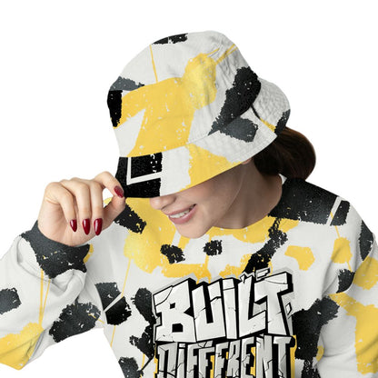 PT-Metallic-Gold-White-12s-NastyJamz-Bucket-Hat-Match-Built-Different-3D-All-Over-Print-Broken
