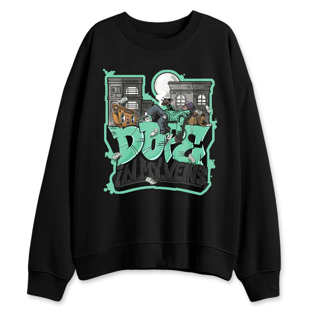 Green-Glow-1s-NastyJamz-Sweatshirt-Match-Dope-In-Veins