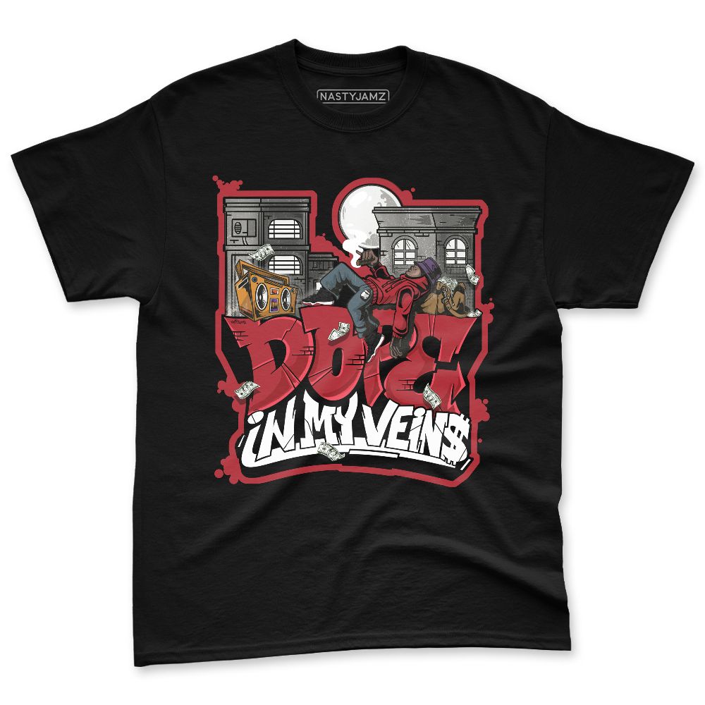 Bred-Velvet-11s-NastyJamz-Premium-T-Shirt-Match-Dope-In-Veins
