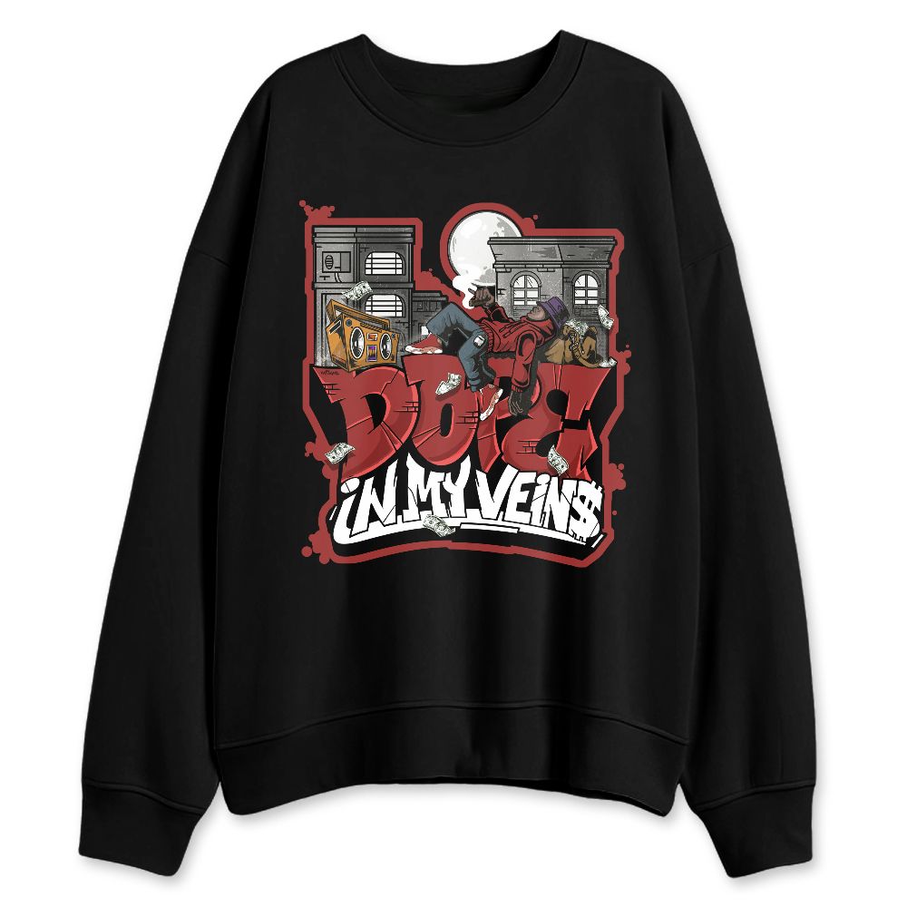 Dune-Red-13s-NastyJamz-Sweatshirt-Match-Dope-In-Veins