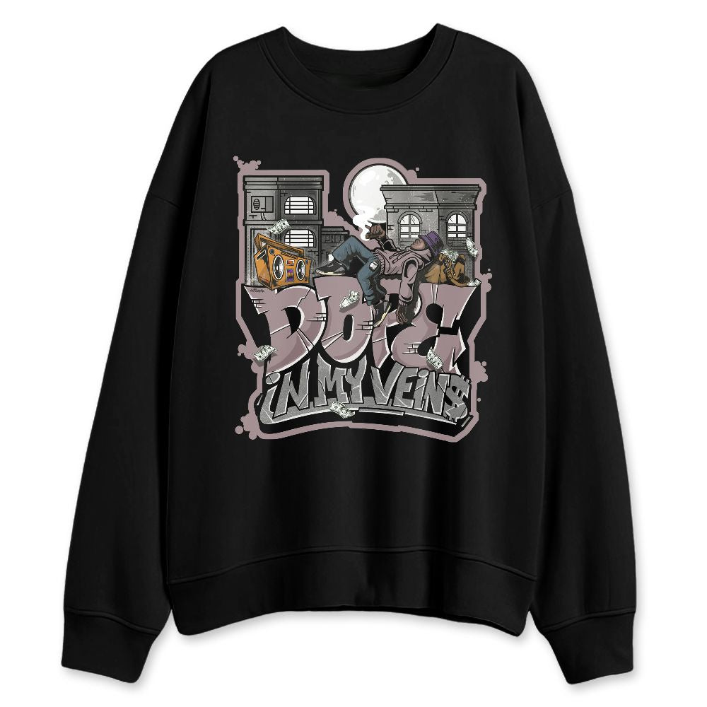 Black-Violet-Ore-3s-NastyJamz-Sweatshirt-Match-Dope-In-Veins