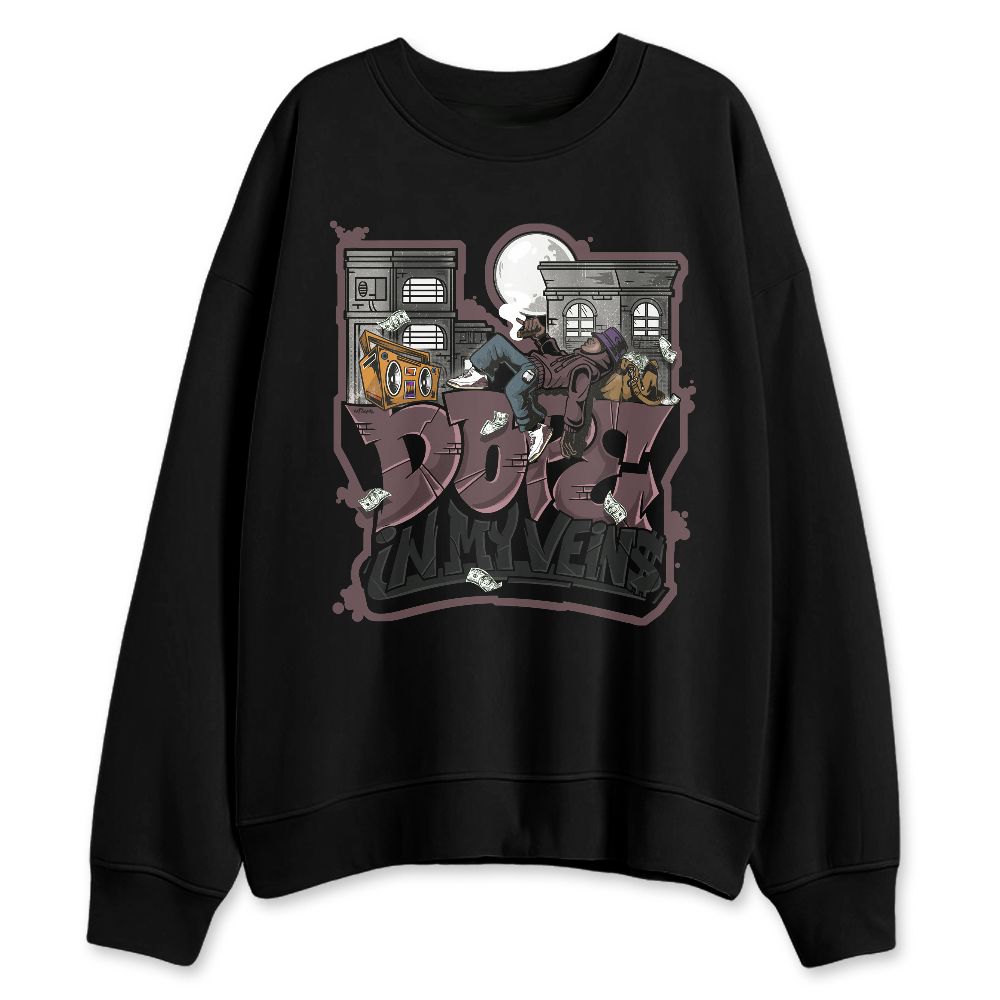 Burgundy-Crush-3s-NastyJamz-Sweatshirt-Match-Dope-In-Veins