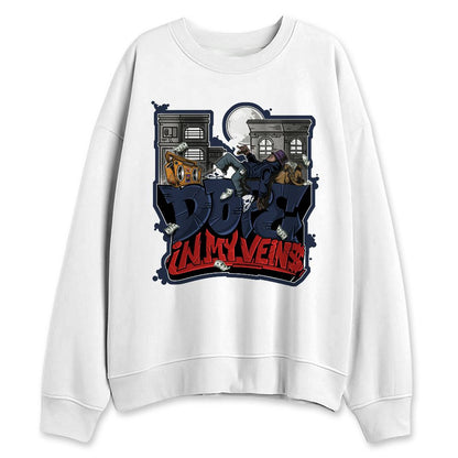 White-Navy-6s-NastyJamz-Sweatshirt-Match-Dope-In-Veins