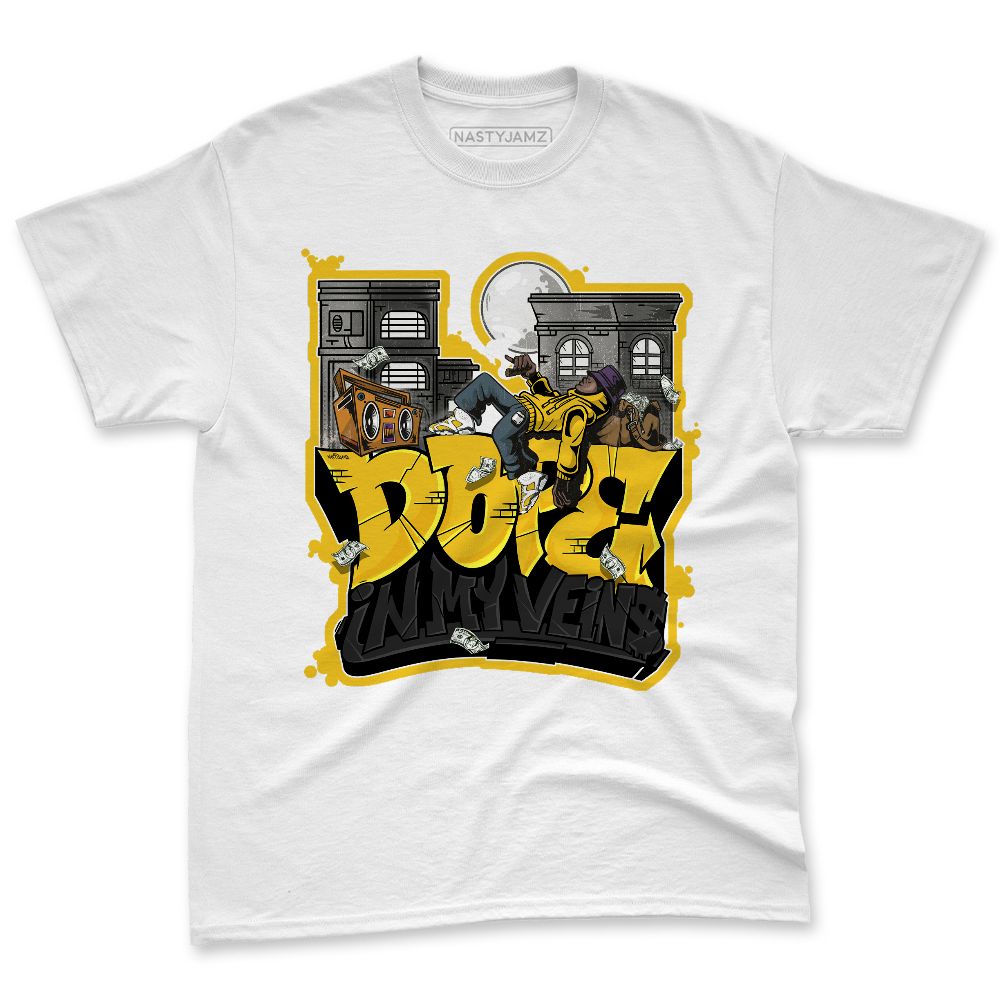 Yellow-Ochre-6s-NastyJamz-Premium-T-Shirt-Match-Dope-In-Veins