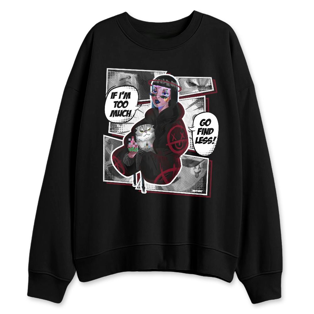 White-Team-Red-1s-NastyJamz-Sweatshirt-Match-Too-Much-Go-Find-Less