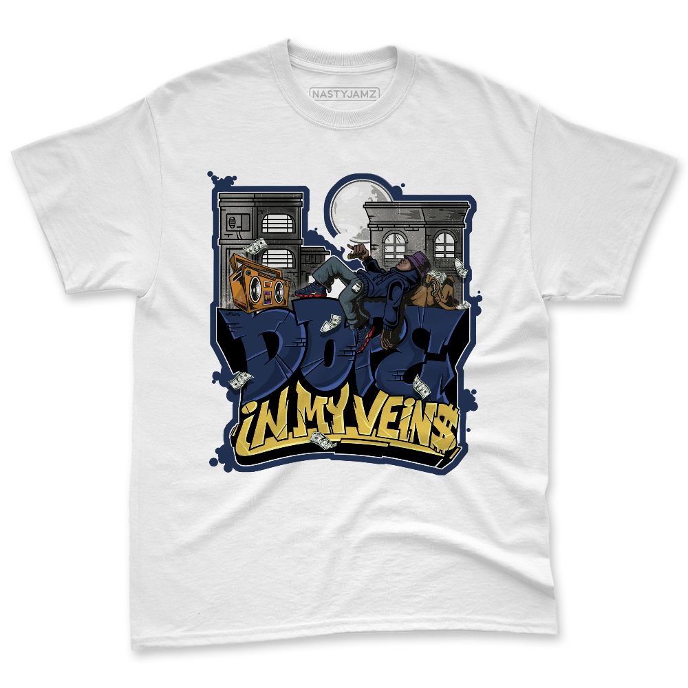 VaporMax-Gold-Navy-Midnight-NastyJamz-Premium-T-Shirt-Match-Dope-In-Veins