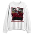 White-Team-Red-1s-NastyJamz-Sweatshirt-Match-Dope-In-Veins