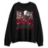 White-Team-Red-1s-NastyJamz-Sweatshirt-Match-Dope-In-Veins