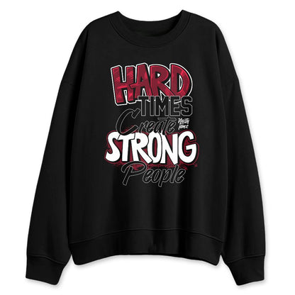 White-Team-Red-1s-NastyJamz-Sweatshirt-Match-Hard-Times