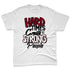 White-Team-Red-1s-NastyJamz-Premium-T-Shirt-Match-Hard-Times
