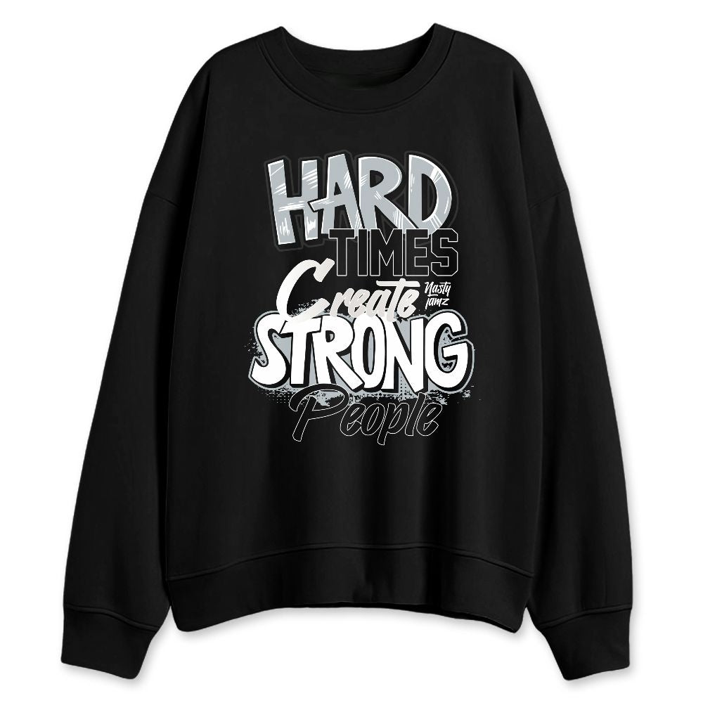 Wolf-Grey-12s-NastyJamz-Sweatshirt-Match-Hard-Times