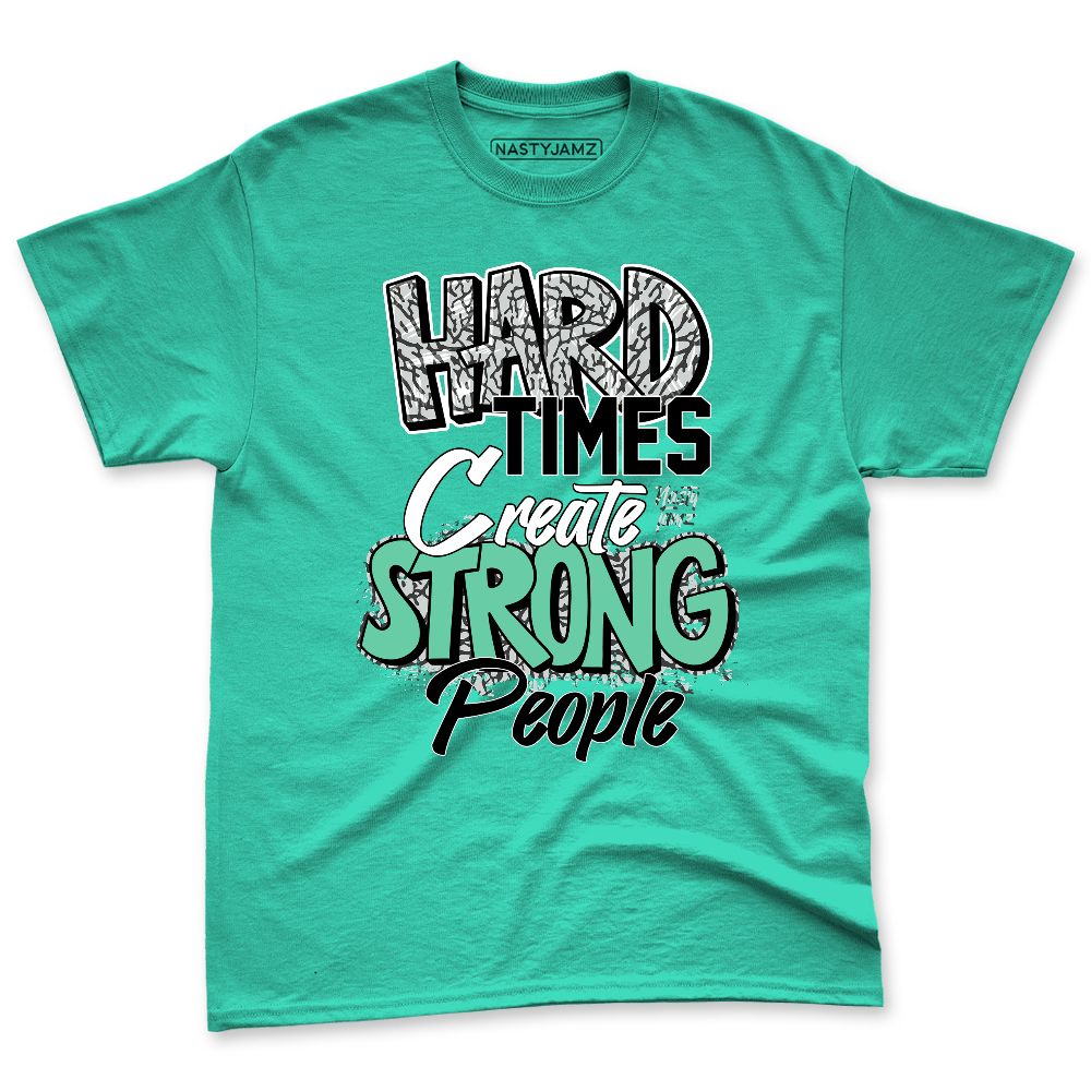 Green-Glow-3s-NastyJamz-Premium-T-Shirt-Match-Hard-Times