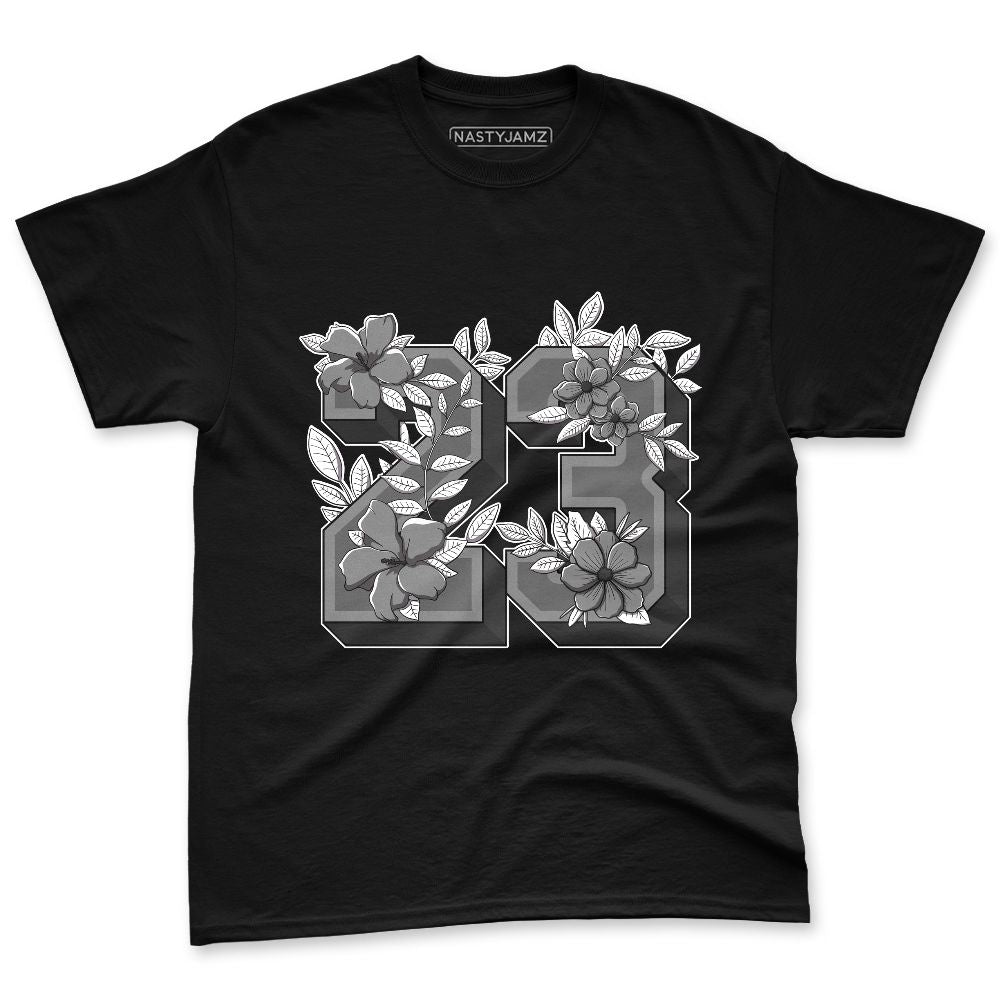 SB-Dunk-Dark-Smoke-Grey-NastyJamz-Premium-T-Shirt-Match-23-Floral