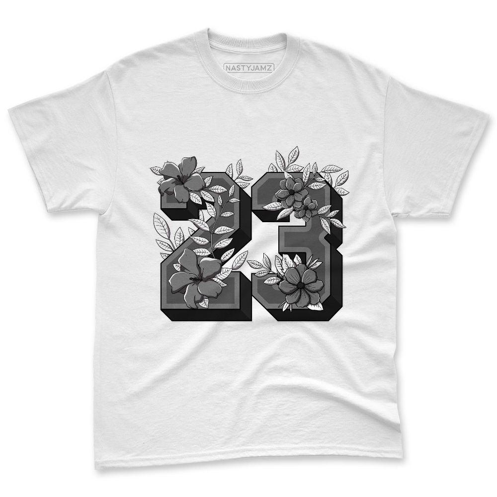 SB-Dunk-Dark-Smoke-Grey-NastyJamz-Premium-T-Shirt-Match-23-Floral