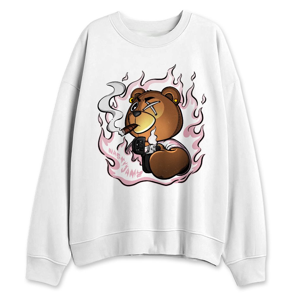 Medium-Soft-Pink-5s-NastyJamz-Sweatshirt-Match-BER-Burn-Fear