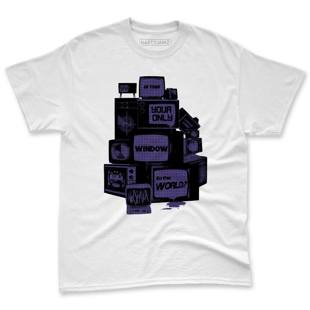 Dunk-Low-Plum-Purple-Red-NastyJamz-Premium-T-Shirt-Match-Television