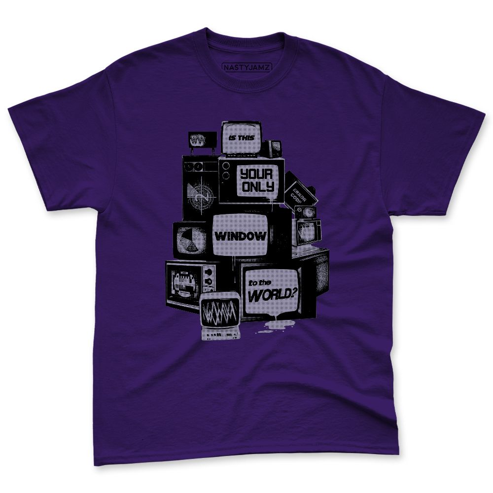 Dunk-Low-Plum-Purple-Red-NastyJamz-Premium-T-Shirt-Match-Television